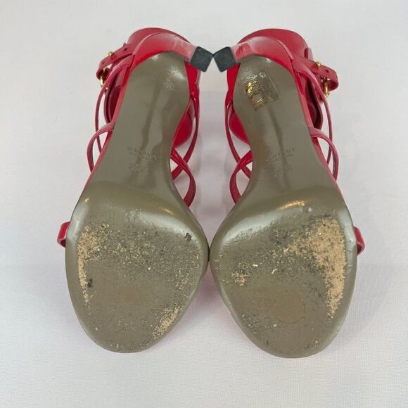 AUTHENTIC Gucci Ursula High Heel Sandle in Blossom, Size 36.5 EU/ 6 US - Picture 8 of 14